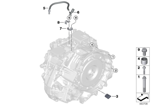 2020 BMW X2 Cap Diagram for 23008612907