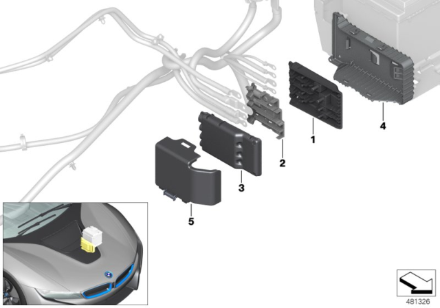 2019 BMW i8 B+ Distributor Diagram