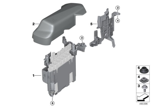 2020 BMW X6 Control Unit Box Diagram