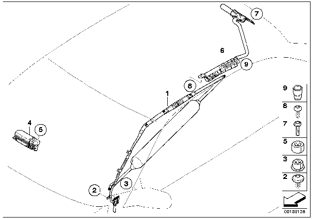 2004 BMW X5 Air Bag Diagram