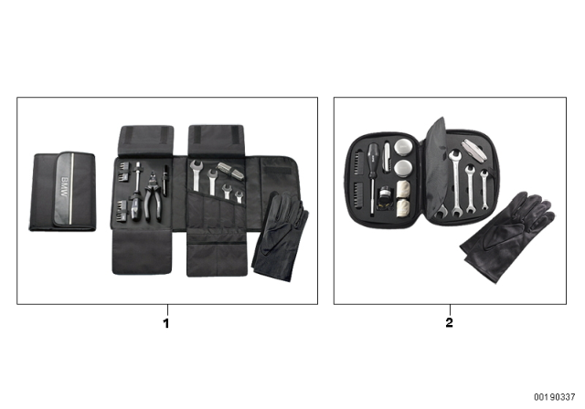 1994 BMW 740iL Driver Utility Set Diagram