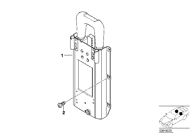 2006 BMW 330Ci Fillister Head Screw Diagram for 54627002442