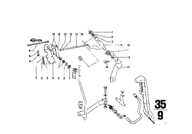 1974 BMW 2002tii Connection Rod Diagram for 35411113788