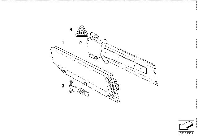 1990 BMW 750iL Limit Switch Diagram for 64118390015