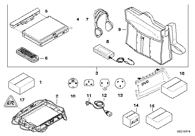 2013 BMW X5 M DVD-System Diagram 3