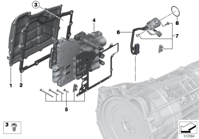 2016 BMW M4 Mechatronics (GS7D36SG) Diagram