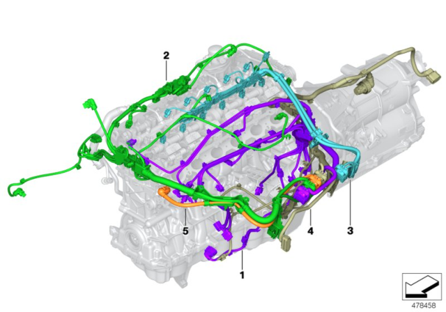 2019 BMW X5 Engine Wiring Harness Diagram