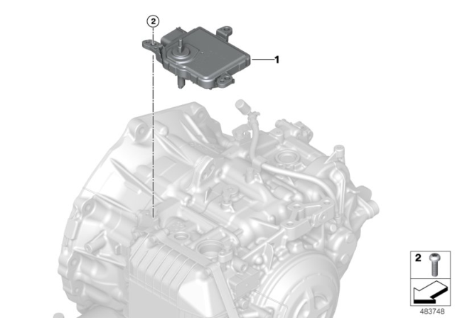 2020 BMW X2 Electronic Transmission Control (GA8G45AW) Diagram