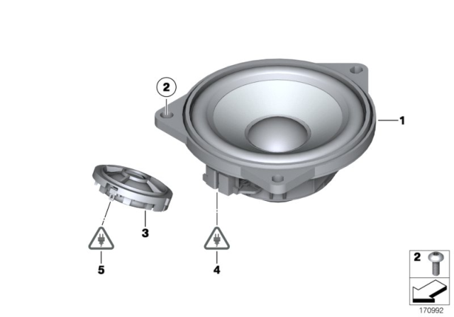 2015 BMW Alpina B7 Single Parts, Top HIFI System Diagram