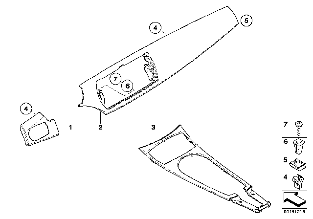 2007 BMW Z4 M Finishers Wood Diagram