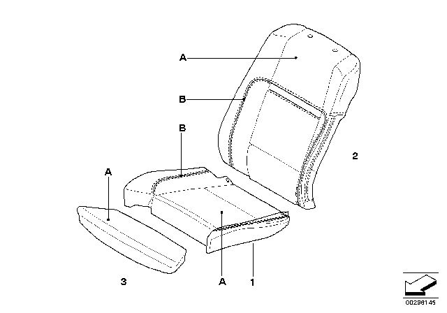 2014 BMW X6 Individual M Cover Comfort Seat Diagram 2