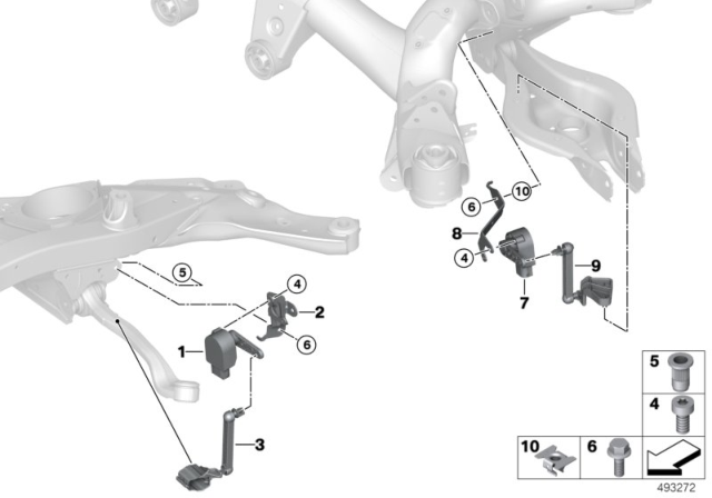2020 BMW Z4 CONNECTING ROD REAR Diagram for 37146894095
