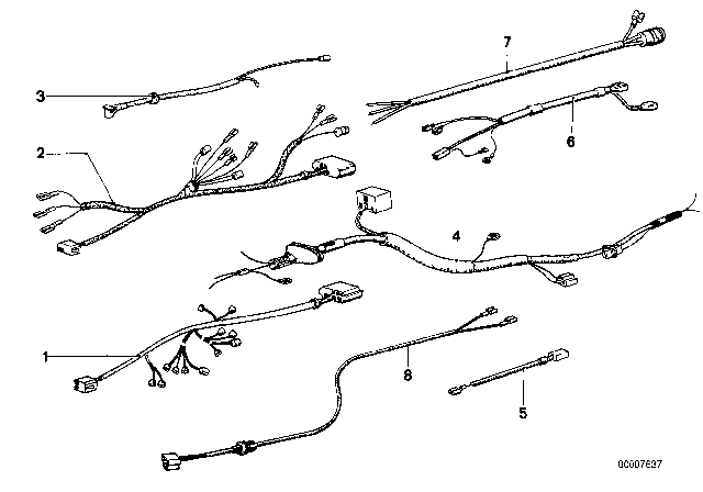 1977 BMW 530i Wiring Sets Diagram 2