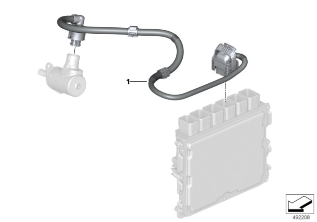 2019 BMW Z4 Wiring Harness,Engine,Valvetr.Servomotor Diagram