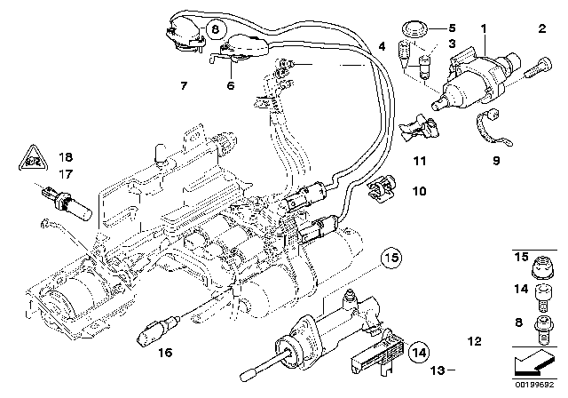 2004 BMW 330Ci Actuator / Sensor (GS6S37BZ(SMG)) Diagram