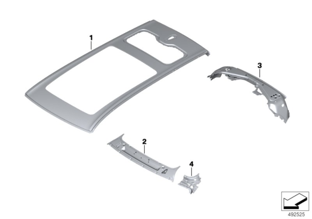 CONNECTOR, WINDSHIELD COWL Diagram for 41009481385