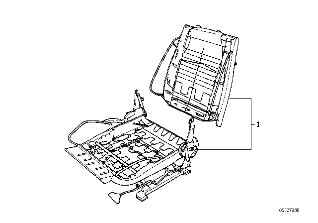 1989 BMW 325ix BMW Repair Sports Seat Diagram