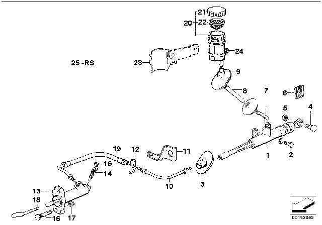 1991 BMW 325i Clutch Control Diagram