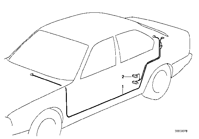 1996 BMW 328i Single Components CD Changer Diagram