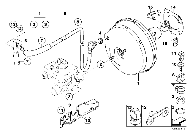 2007 BMW 525xi Power Brake Unit Depression Diagram