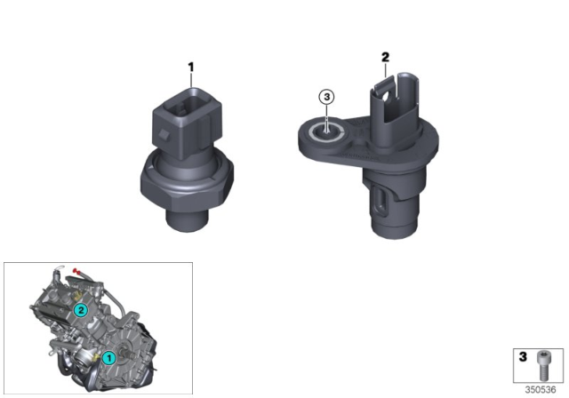2014 BMW i3 Sensor System, Engine Diagram