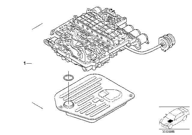 1996 BMW 840Ci Control Valve Assy (A5S440Z) Diagram