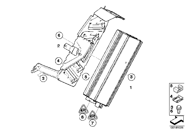 2014 BMW X6 Top-Hifi System Amplifier Diagram for 65129249610