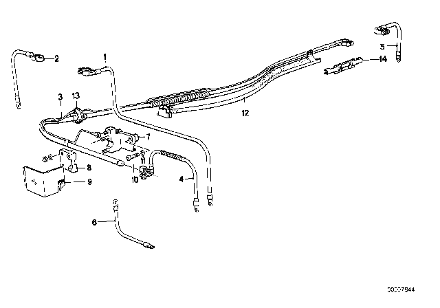 1986 BMW 325e Wiring Sets Diagram 2