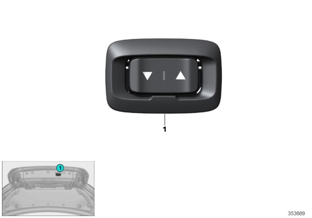 2015 BMW M4 Switch, Loading Aid Diagram