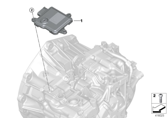 2020 BMW i8 Electronic Transmission Control (GA6F21AW) Diagram