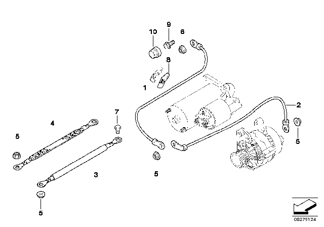2002 BMW 330Ci Cable Starter Diagram
