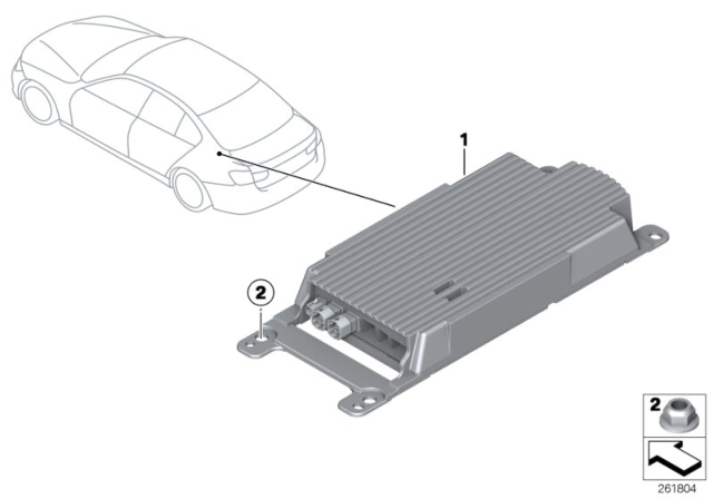 2015 BMW 328i Combox Media Diagram