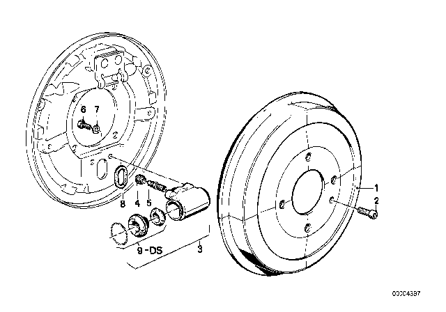 1985 BMW 318i Gasket Ring Diagram for 34211154783