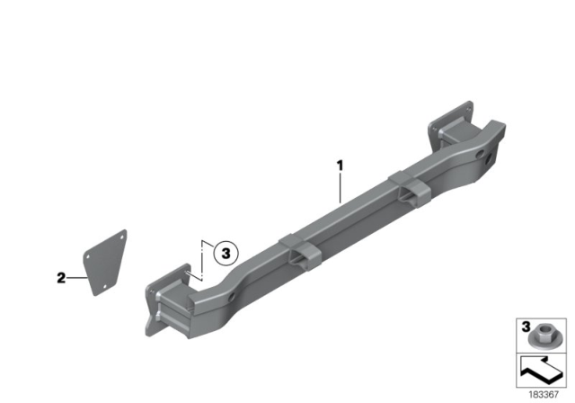 2013 BMW Z4 Carrier, Rear Diagram