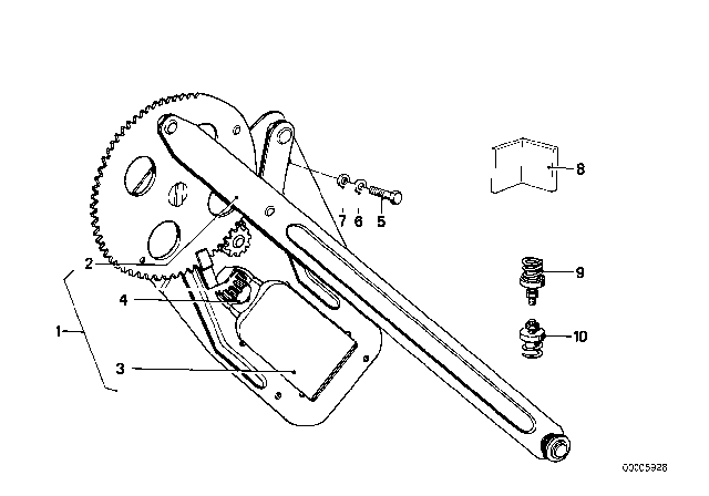 1978 BMW 530i Stopper Top Diagram for 51331837547