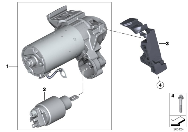 2017 BMW X3 Starter Diagram