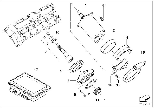 2005 BMW 760Li Ball Bearing Diagram for 11377504327