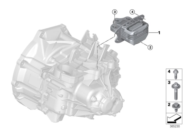 2016 BMW X1 Gearbox Suspension Diagram