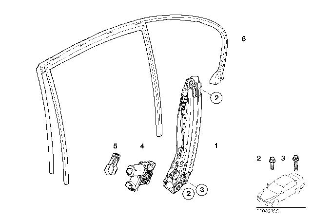 2002 BMW 745i Clamping Bracket Right Diagram for 51357046528