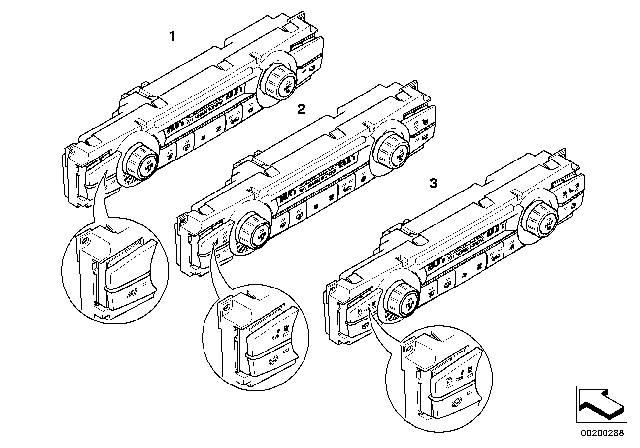 2013 BMW X5 Control Unit, Automatic Air Conditioning Diagram 2