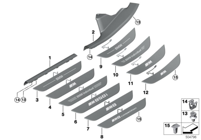 2020 BMW 840i xDrive Gran Coupe Cover, Entrance Diagram