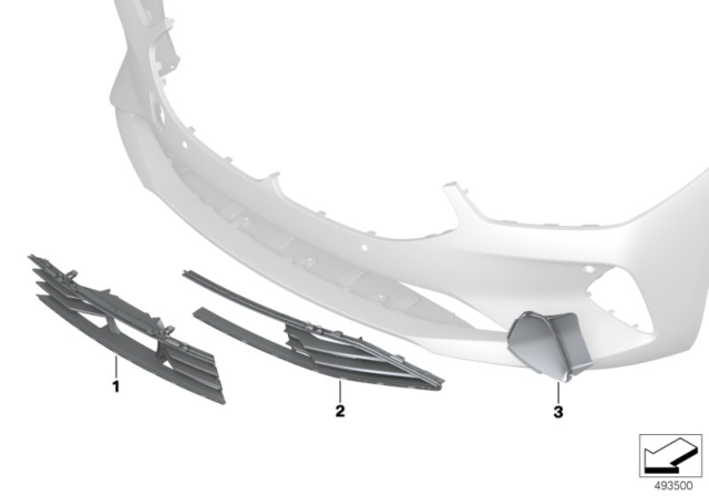 2020 BMW 840i Trim Panel, Trim Elements Diagram