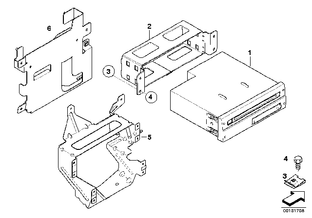 2002 BMW 745i Navigation System Diagram 2