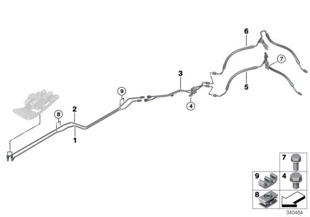 2015 BMW X6 Add-On Parts / Dynamic Drive Diagram