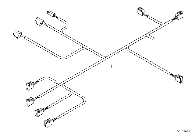 2009 BMW 550i Cable Set, Drive, Seat Diagram