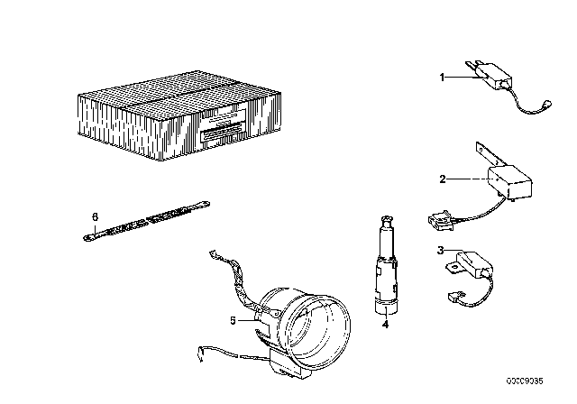 1976 BMW 530i Radio Anti-Interference Diagram 2