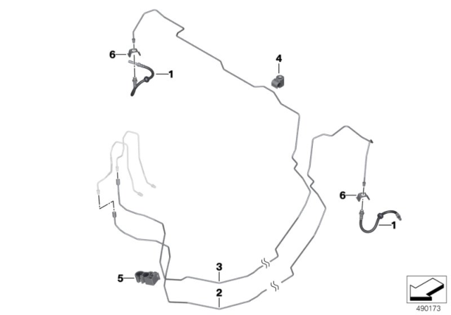 2020 BMW 750i xDrive PIPE CONNECTION Diagram for 34306893985