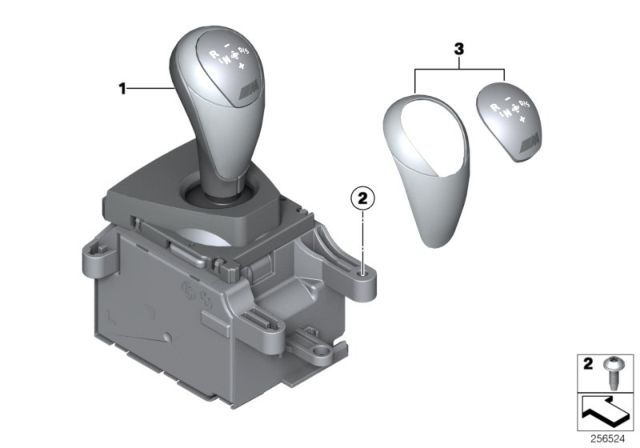 2012 BMW M6 Gear Selector Switch Diagram