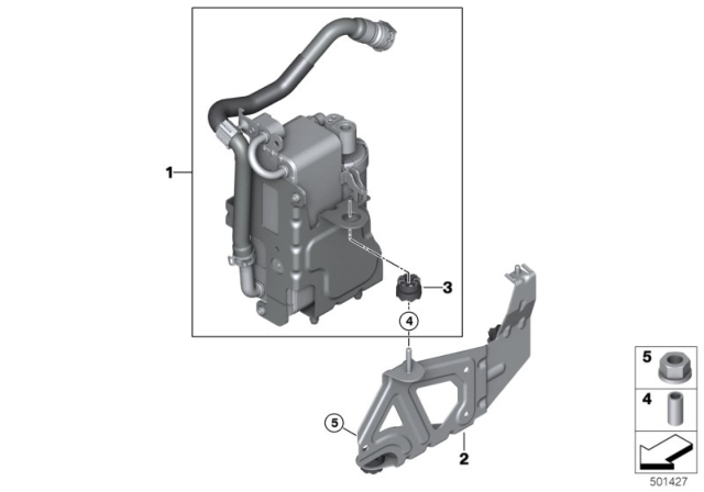 2020 BMW X4 M Condenser, Air Conditioning Diagram