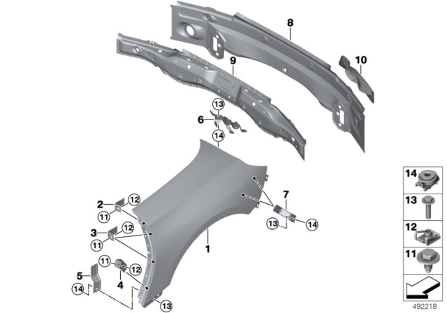 2019 BMW Z4 Compensating Element Diagram for 07149310339